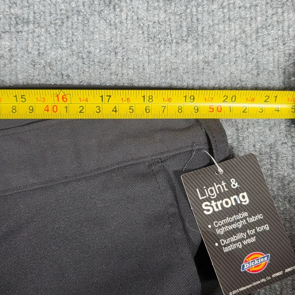Dickies Mens Flex Twill Work Pants Relaxed Fit Straight Leg Black 38x30 NWT